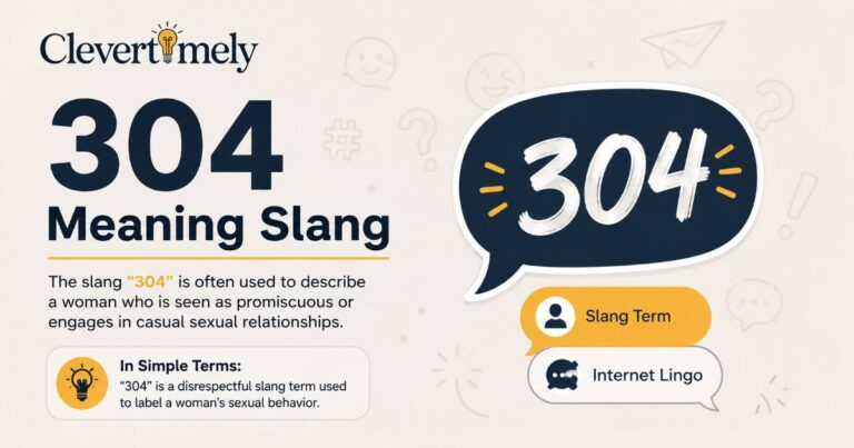 304 Meaning Slang