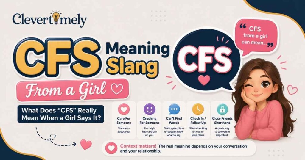 CFS Meaning Slang From a Girl