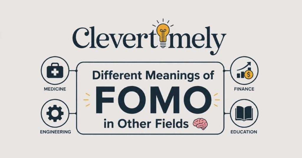 Different Meanings of FOMO in Other Fields