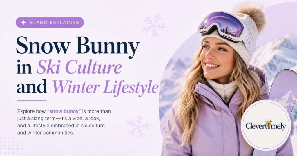 Snow Bunny in Ski Culture and Winter Lifestyle