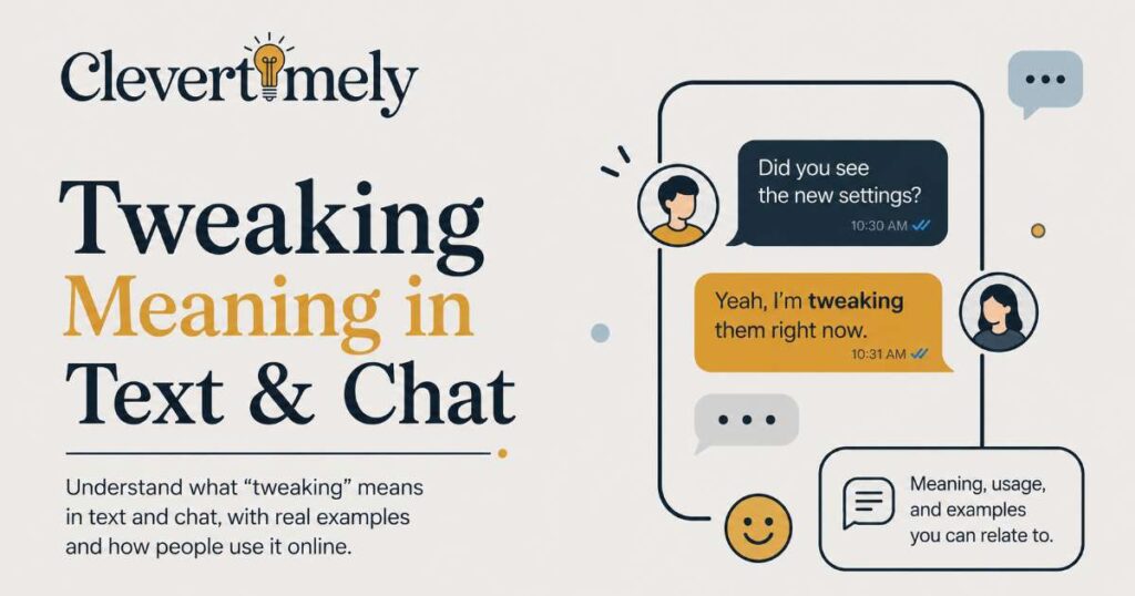 Tweaking Meaning in Text & Chat